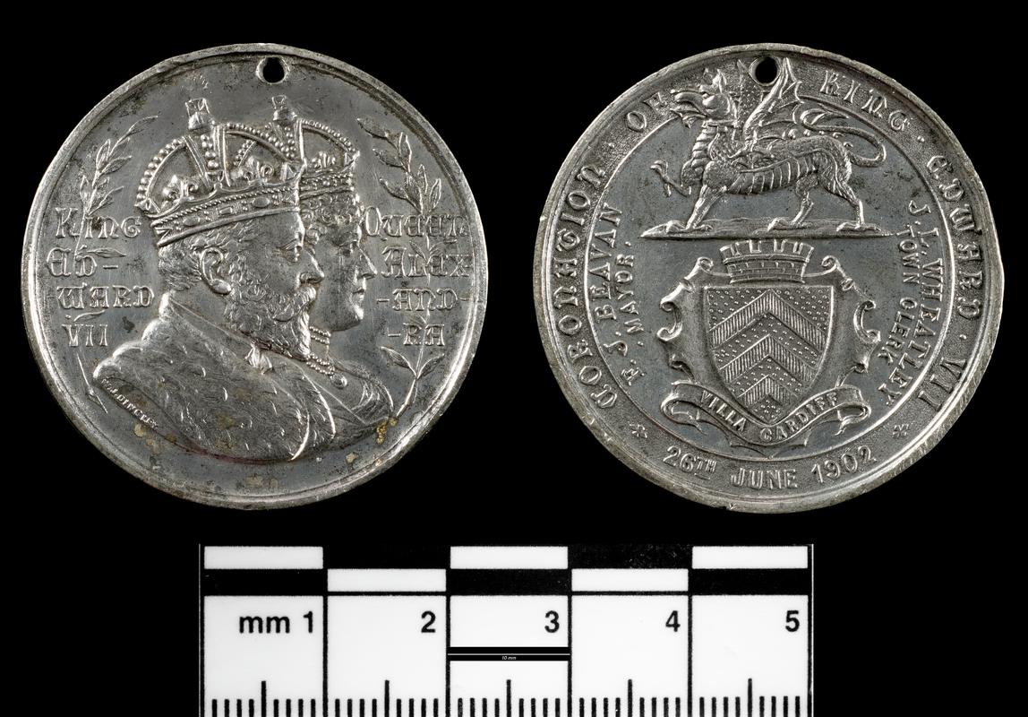 Coronation of King Edward VII 26 June 1902, medal