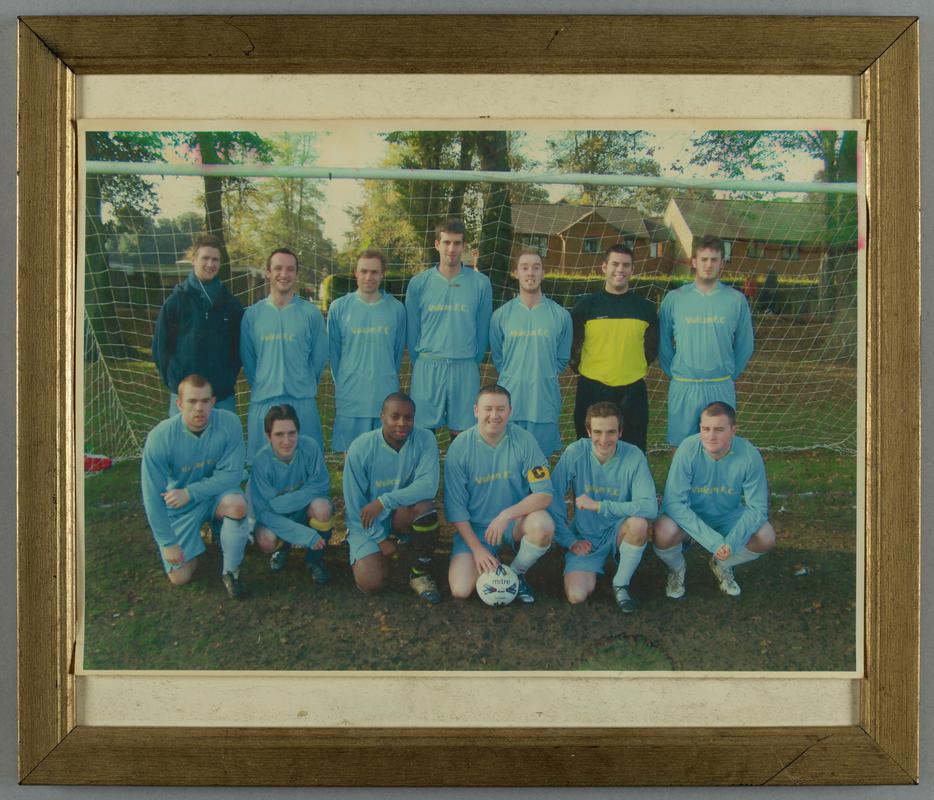 Colour photograph of the Vulcan FC team