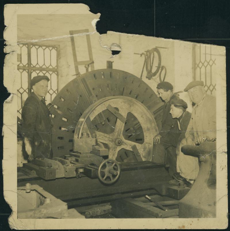 Workers inside Dinorwic Workshops