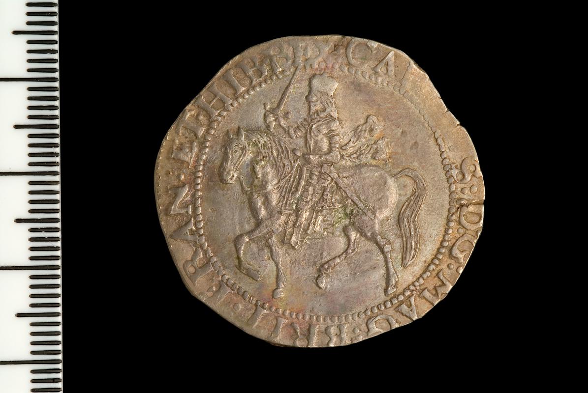 Charles I , Half crown, Chester