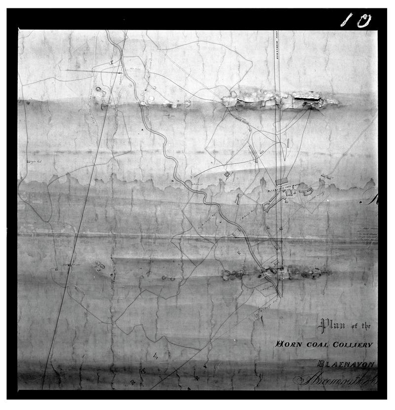 Plan of Blaenavon, film negative