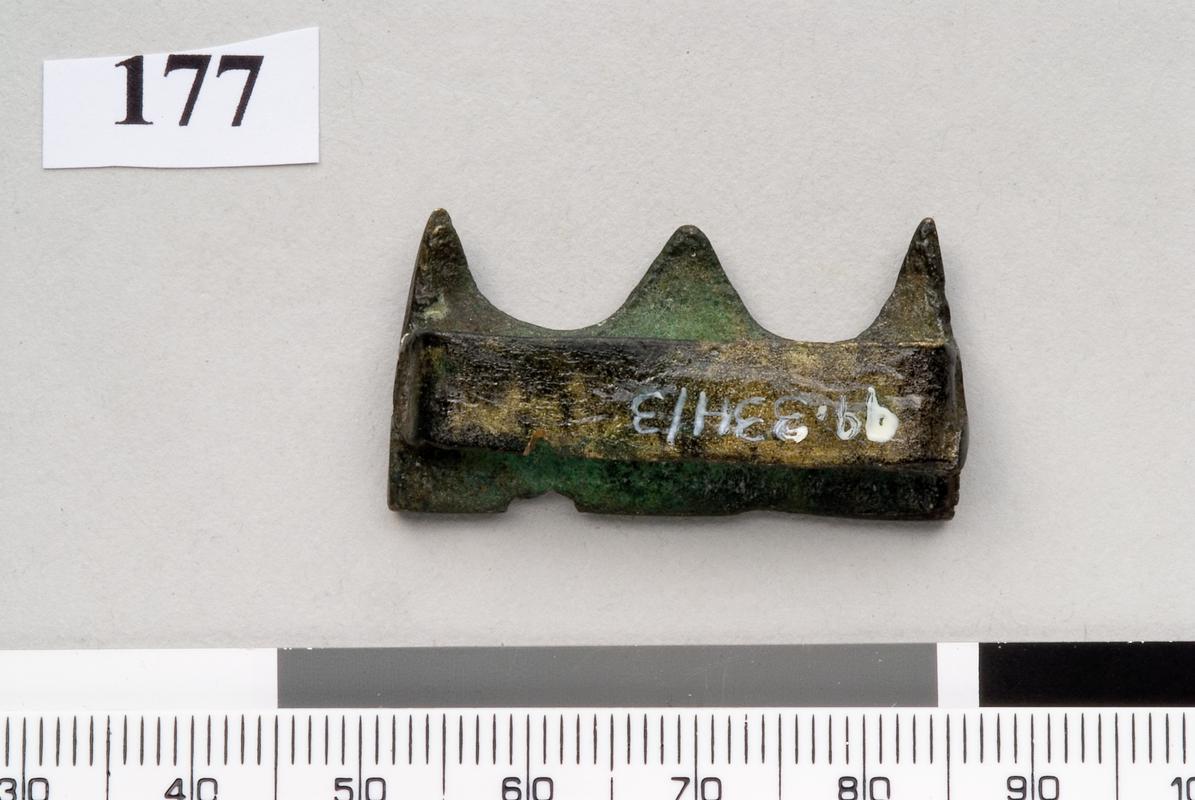 Late Bronze Age bronze strap slide