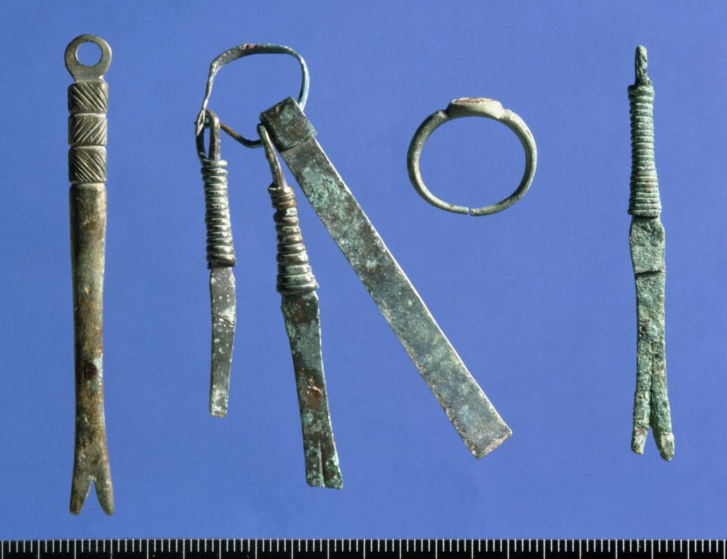 Finds from Caerwent  forum basilica excavations