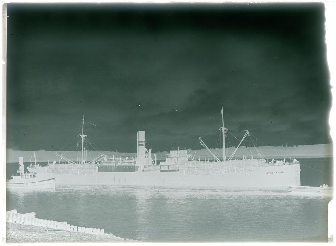 S.S. EVERANNA, glass negative