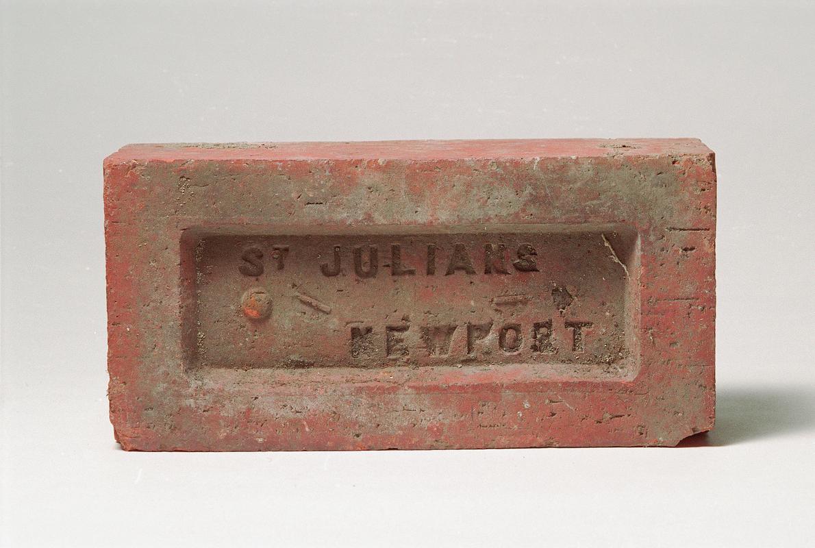 Brick: St Julians Newport (obverse)