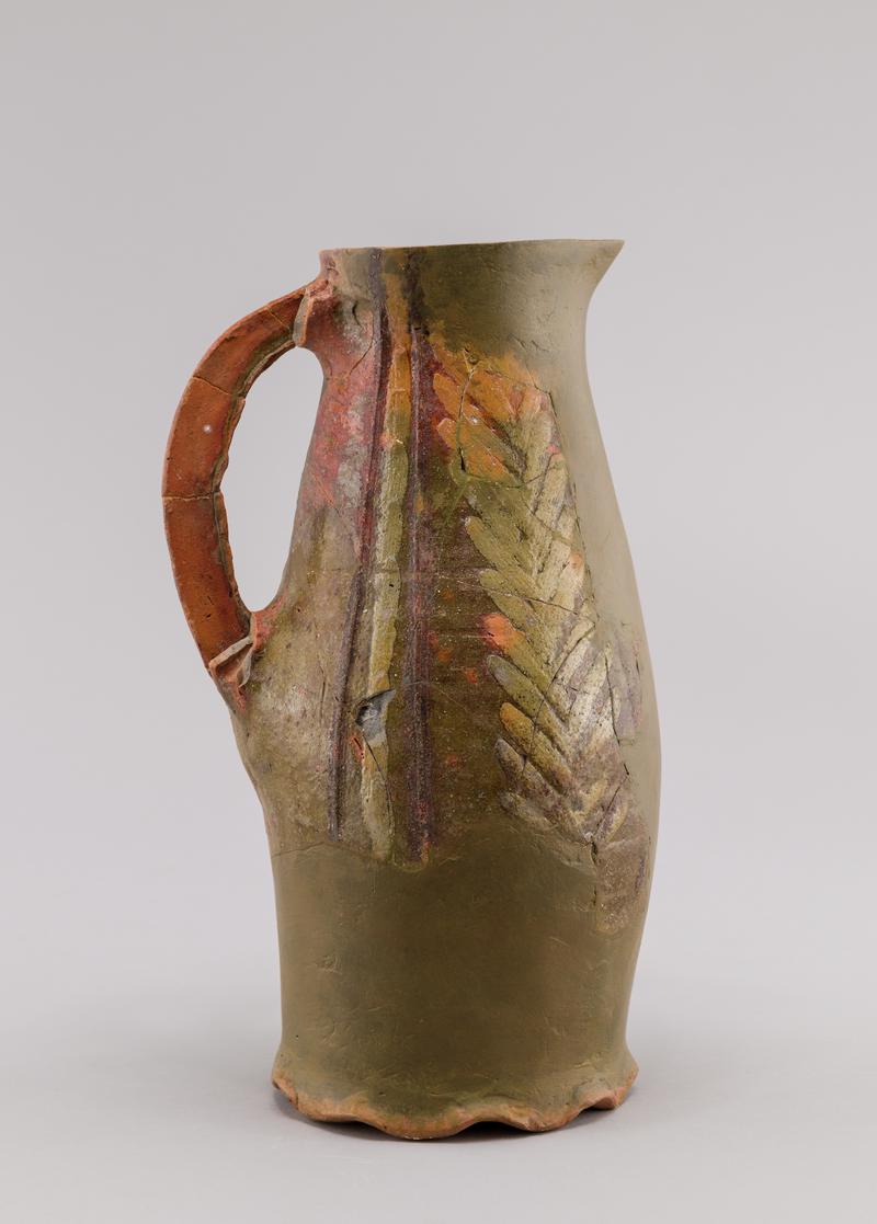 Medieval pottery jug