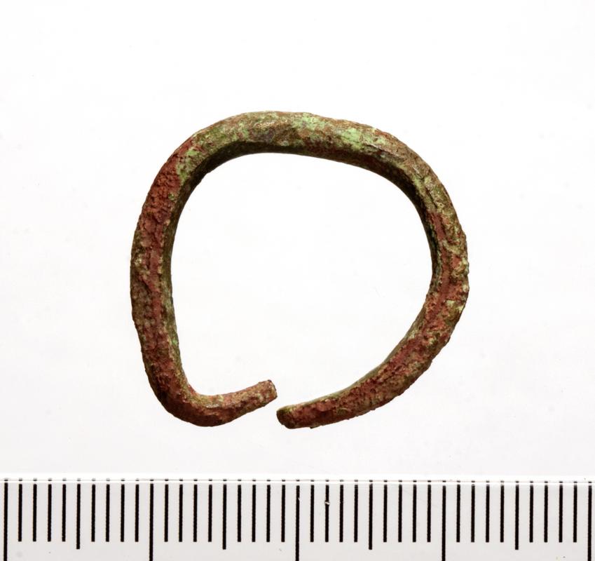 Early Medieval copper alloy ringed pin