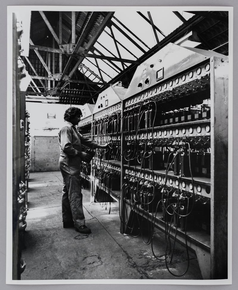 Lamproom attendant, St. John's Colliery, 15 November 1985.