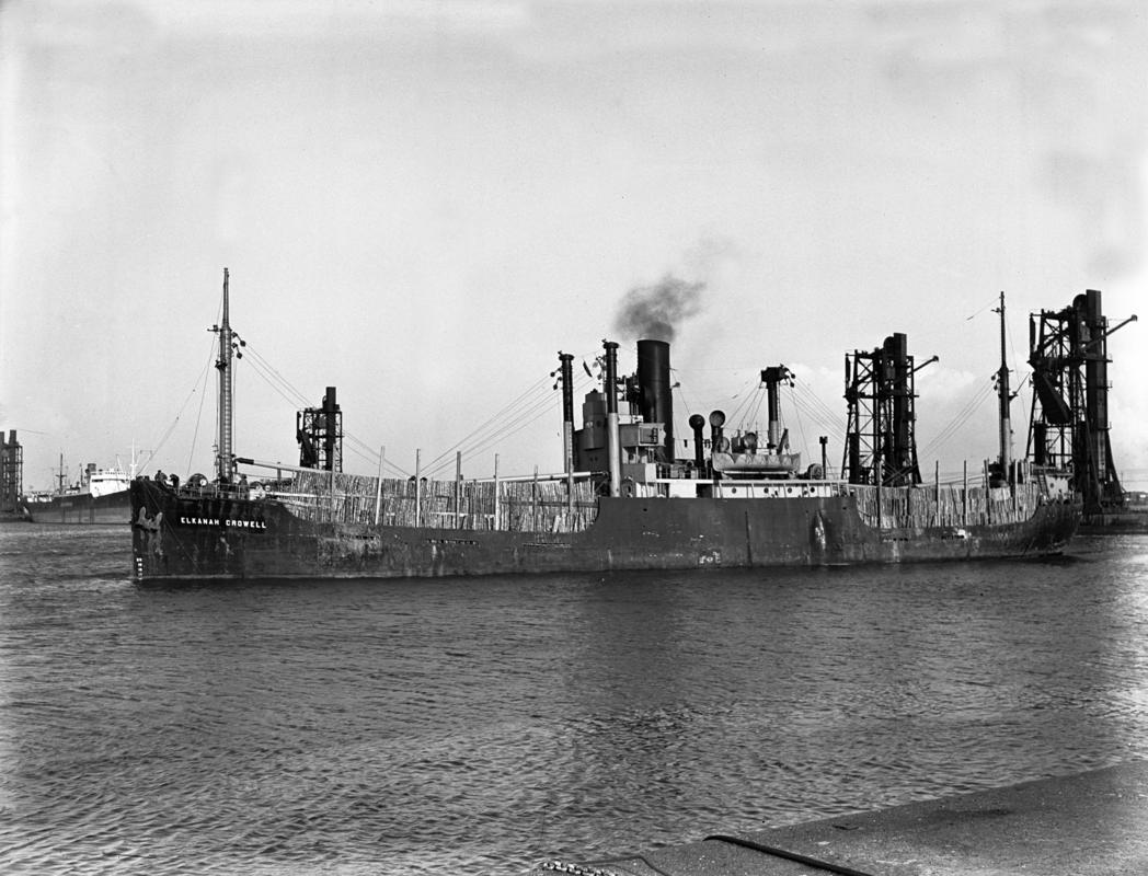 S.S. ELKANAH CROWELL, glass negative