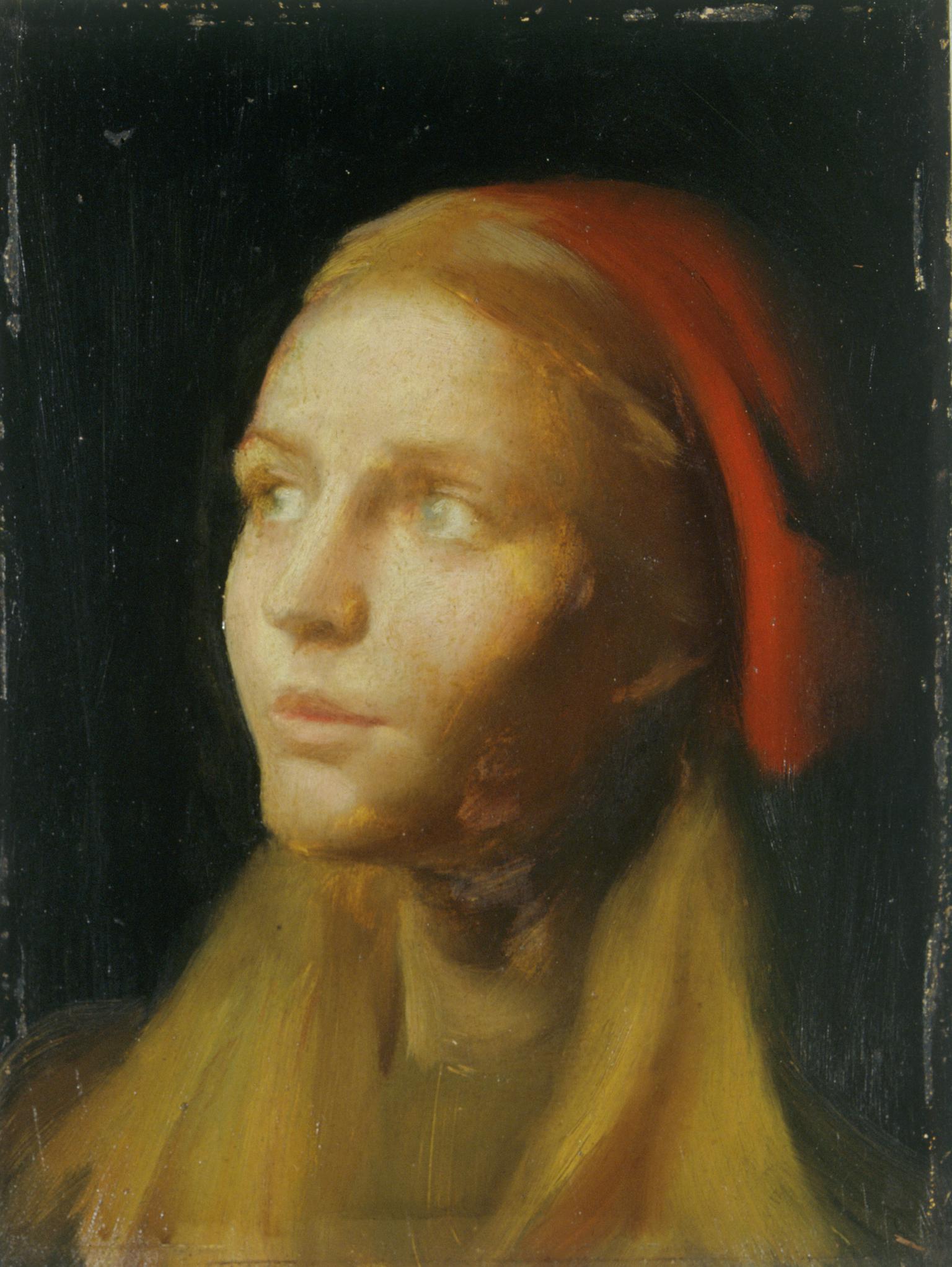 Study of a girl's head