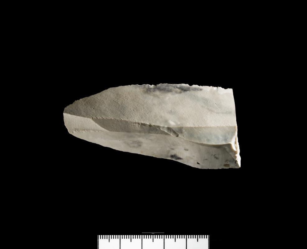 Early Upper Palaeolithic flint retouched blade