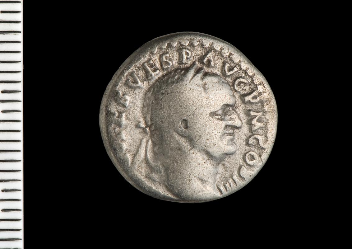 silver denarius (obv.)