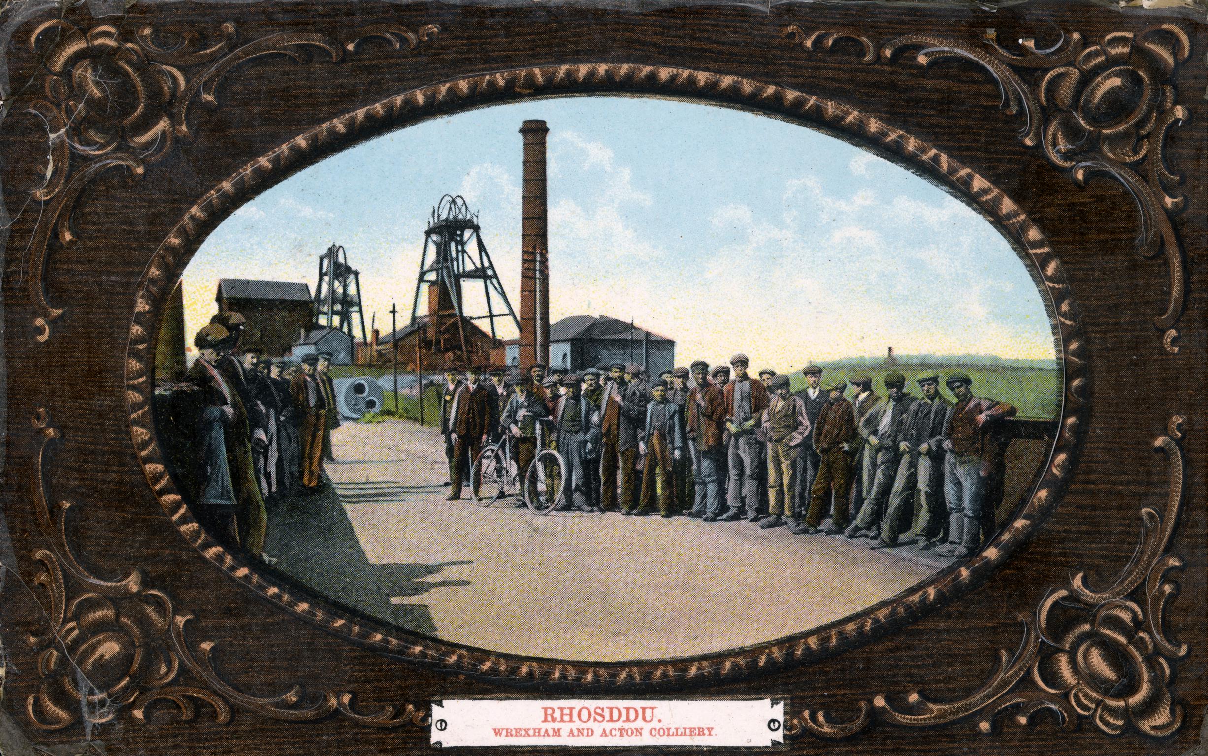 Rhosddu Wrexham and Acton Colliery (postcard)