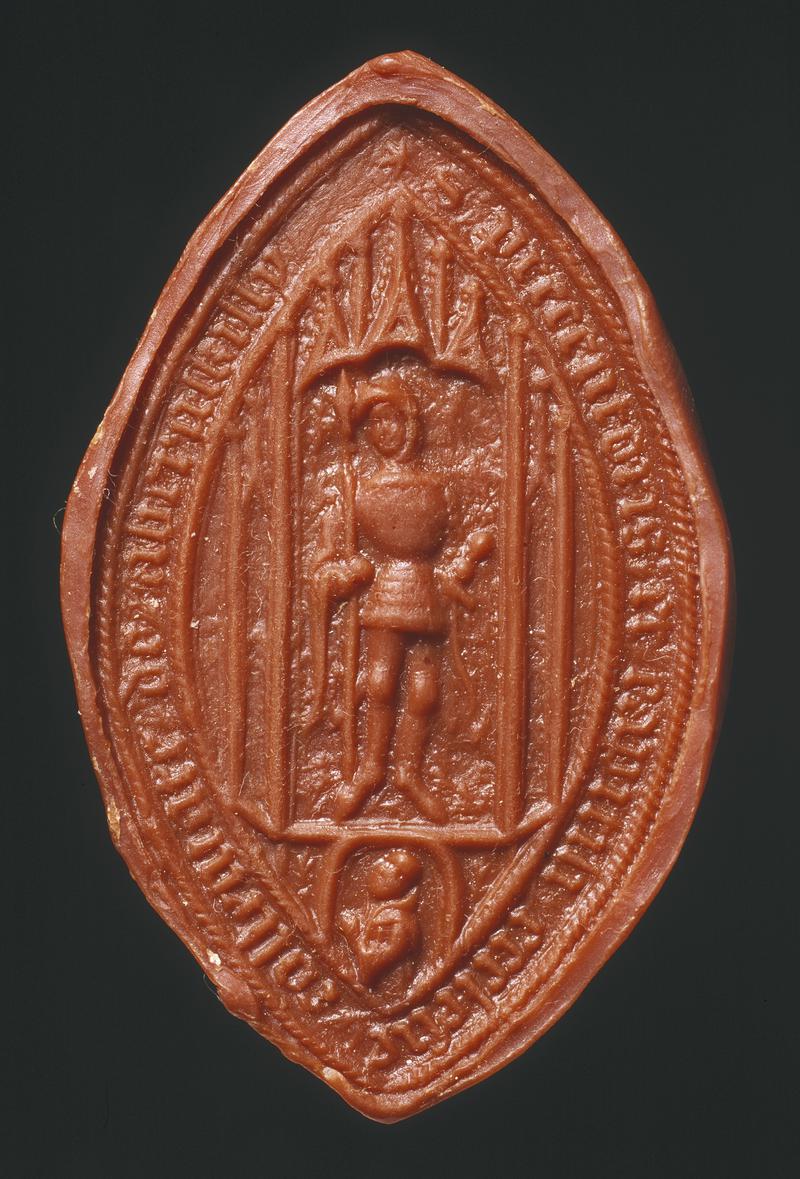 Seal impression: Collegiate Church of St.Maurice