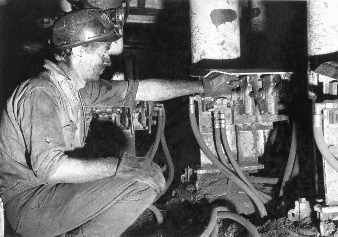 Wyndham Colliery underground worker