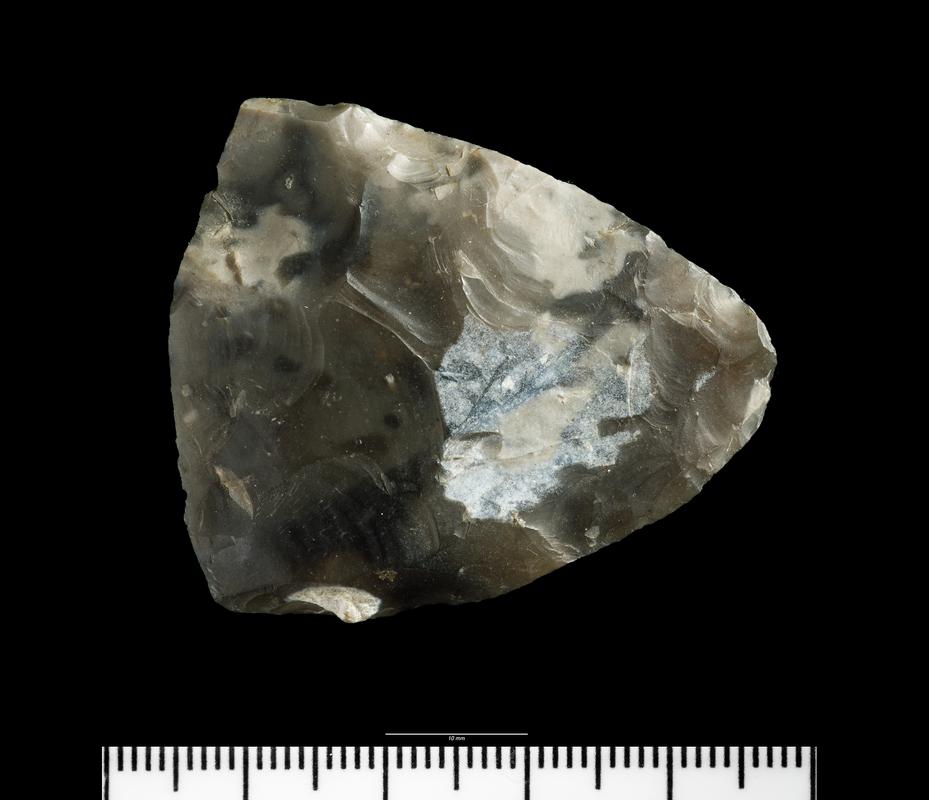 Early Bronze Age flint arrowhead roughout