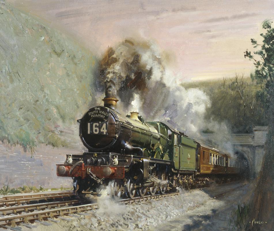 Emerging from the Severn Tunnel (painting)