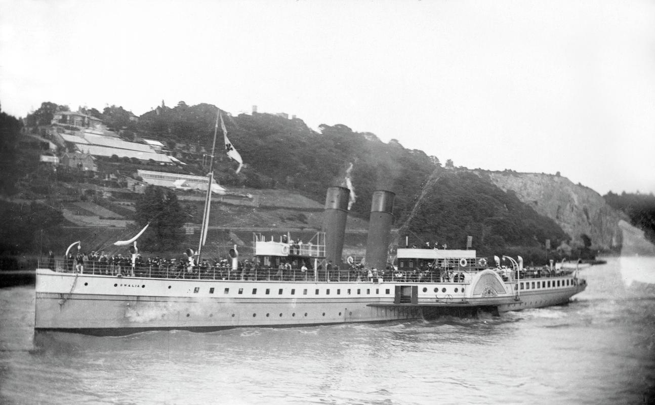 P.S. GWALIA, postcard