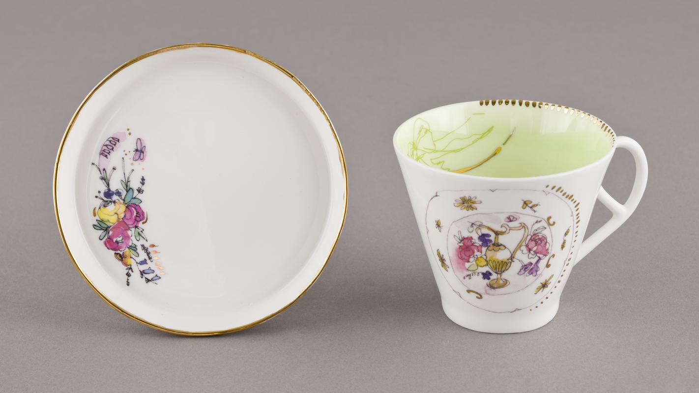 Cup and saucer