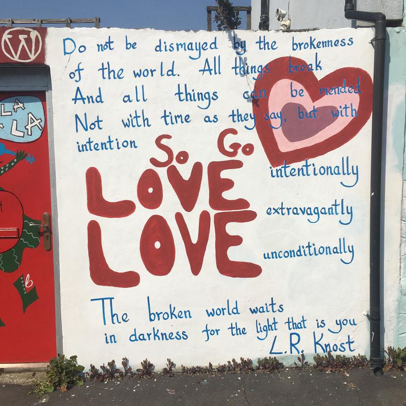 Graffiti in Splott, Cardiff.