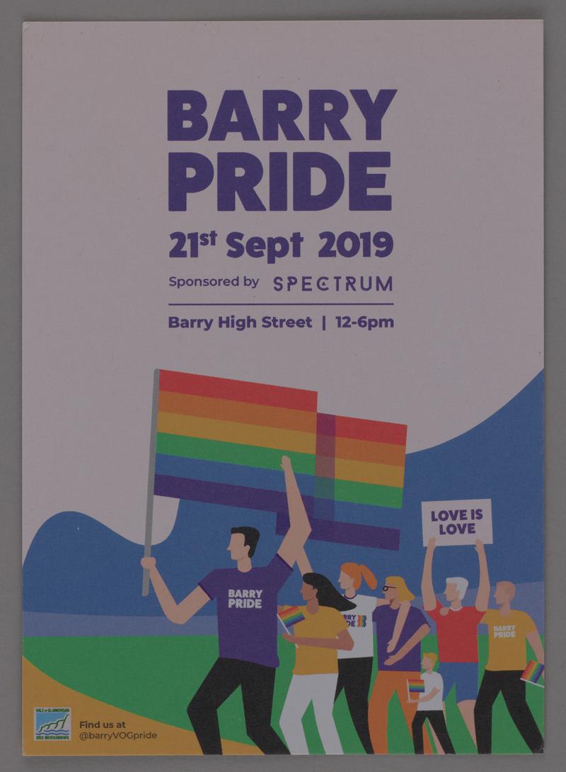 Barry Pride leaflet