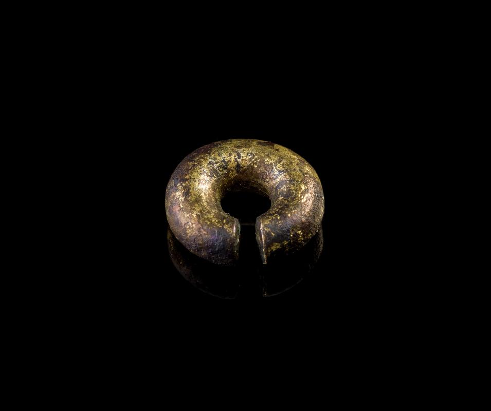 Late Bronze Age - gold and copper hair-ring