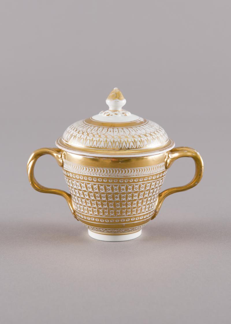 two-handled cup and cover
