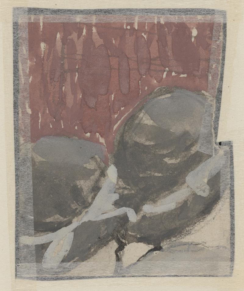 Two heads in hats, seen from behind