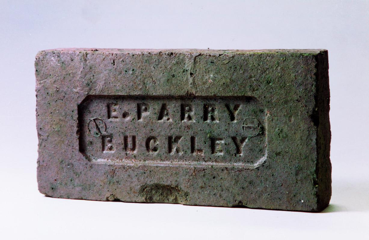 Brick "E. Parry Buckley" (obverse)