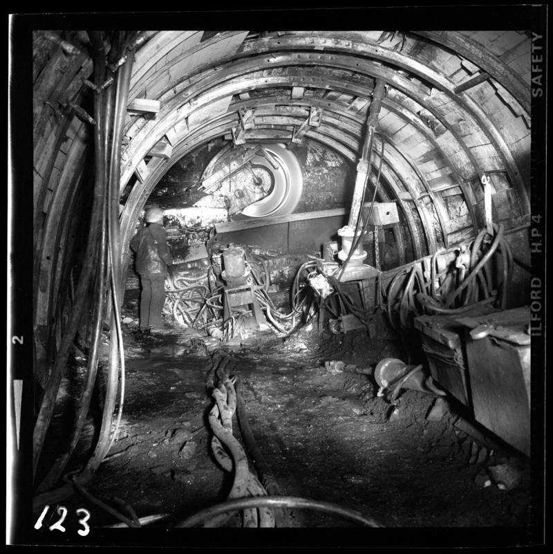Markham Colliery, film negative