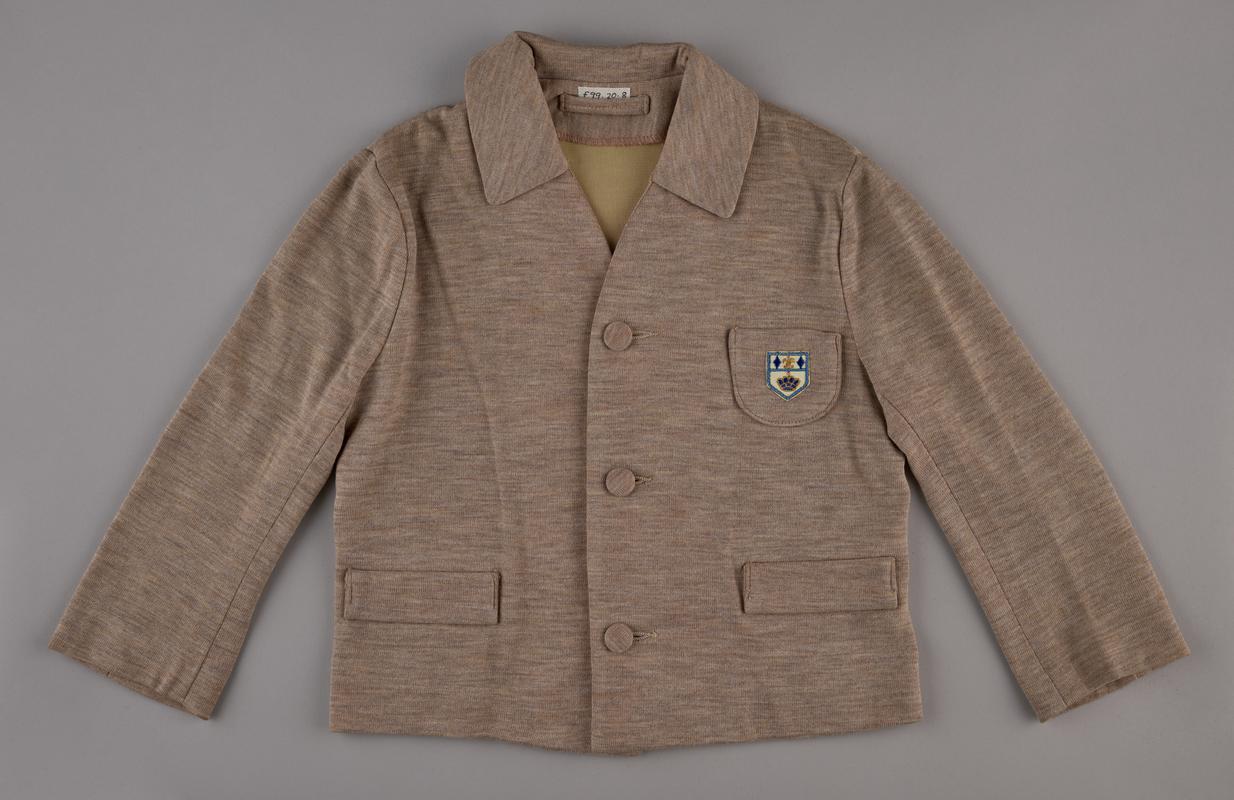 Child's jacket (part of suit), 20th century