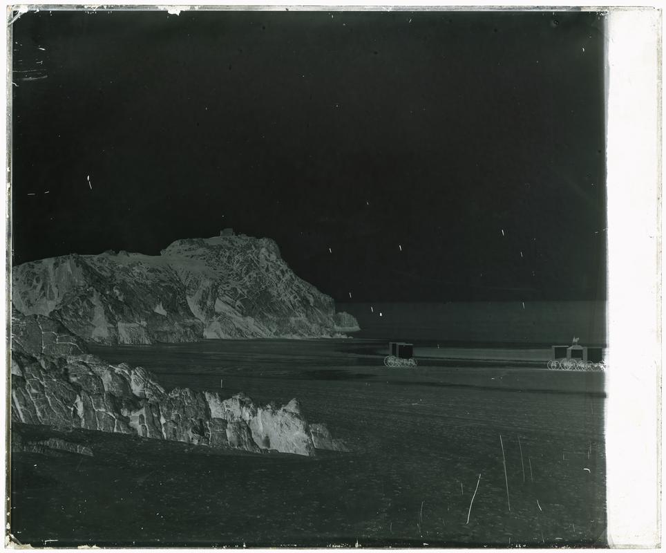 Tenby, St. Catherine's Island, glass negative