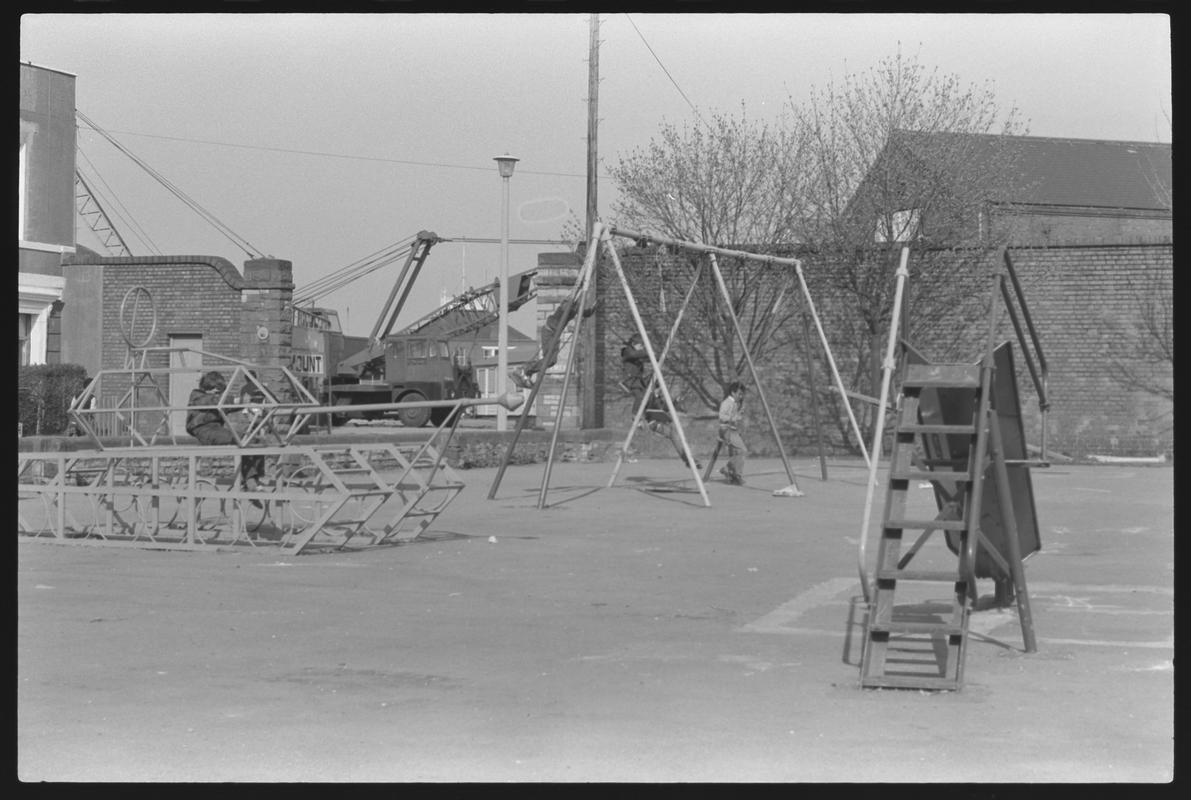 Children's playground in front of Bute Esplanade.