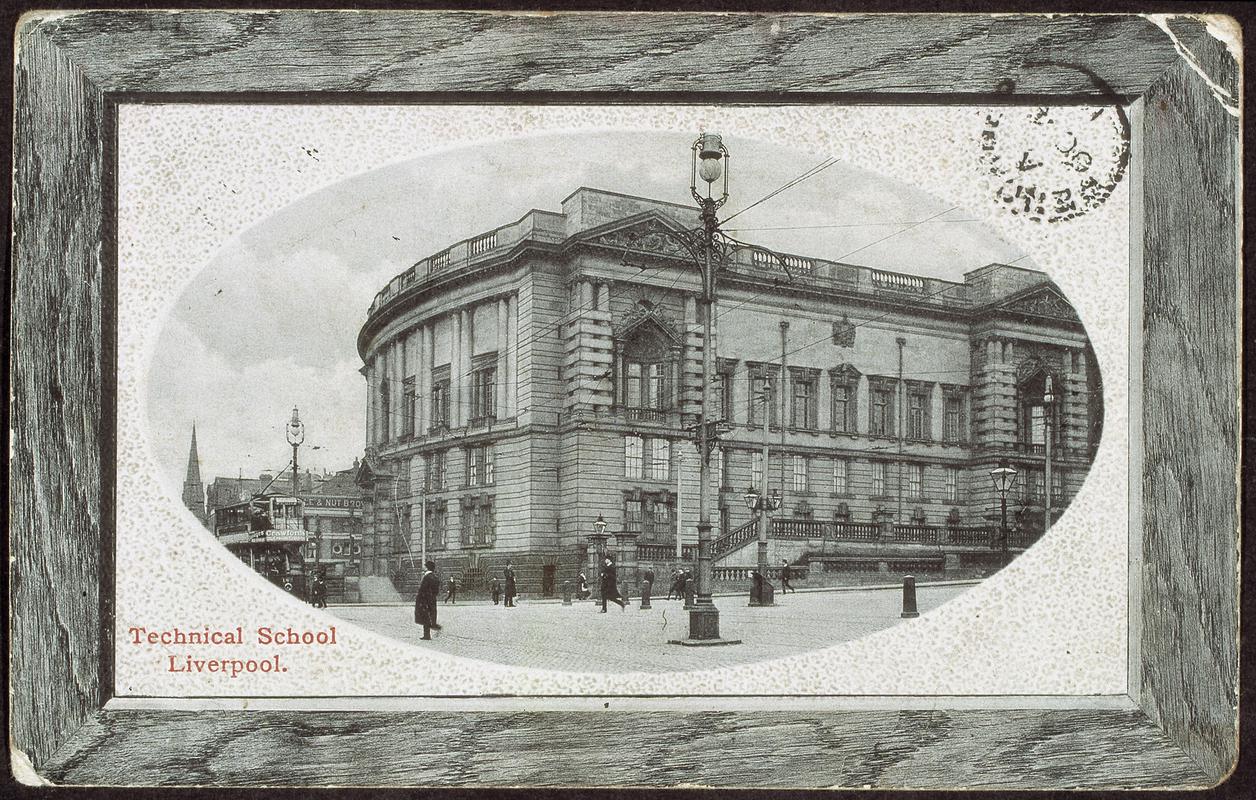 Technical School Liverpool (postcard)