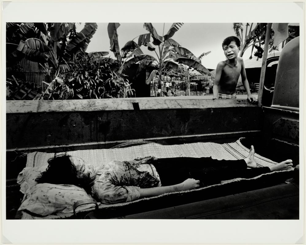 Boy with Dead Sister, Saigon, 1968