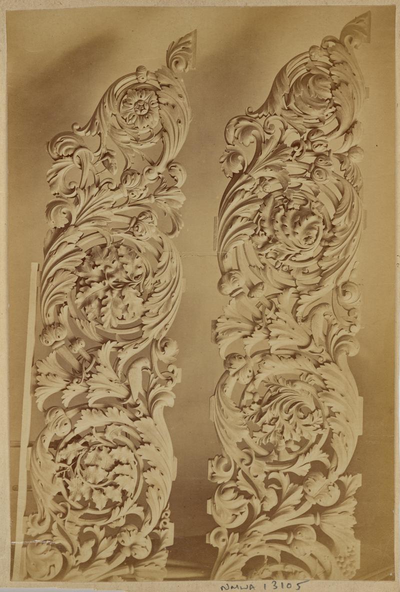 Woodcarving: Staircase panel for Lord Bute