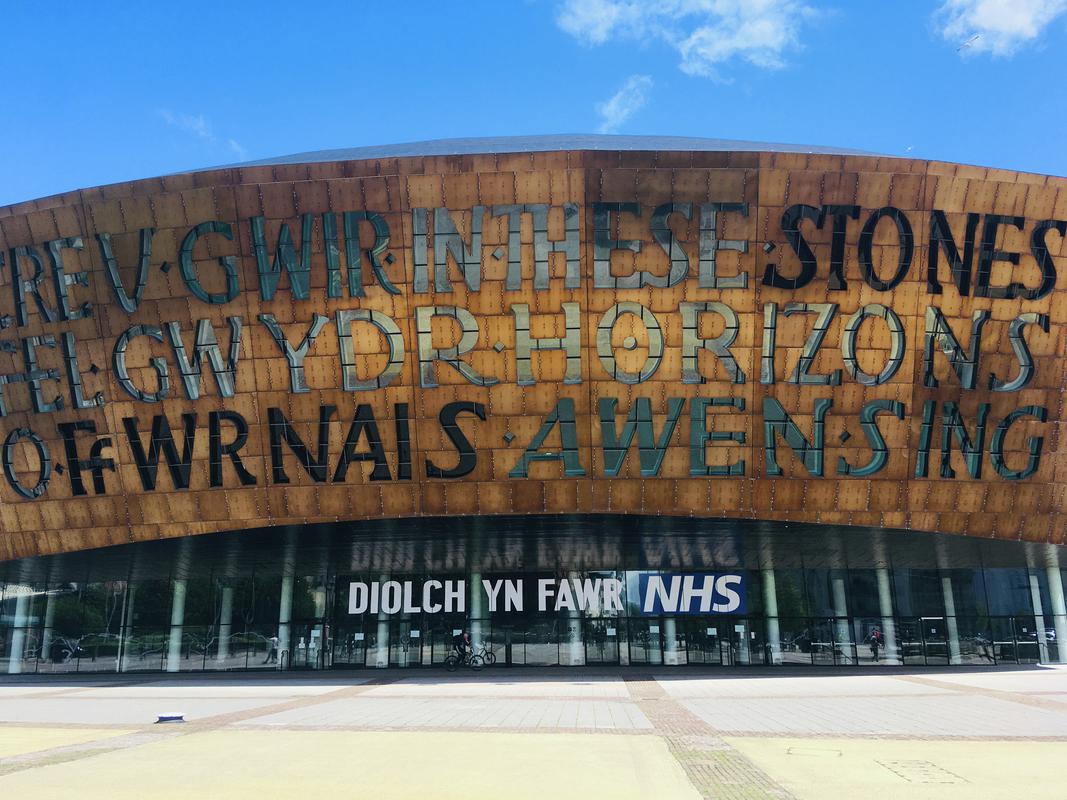 Wales Millennium Centre, Cardiff Bay.