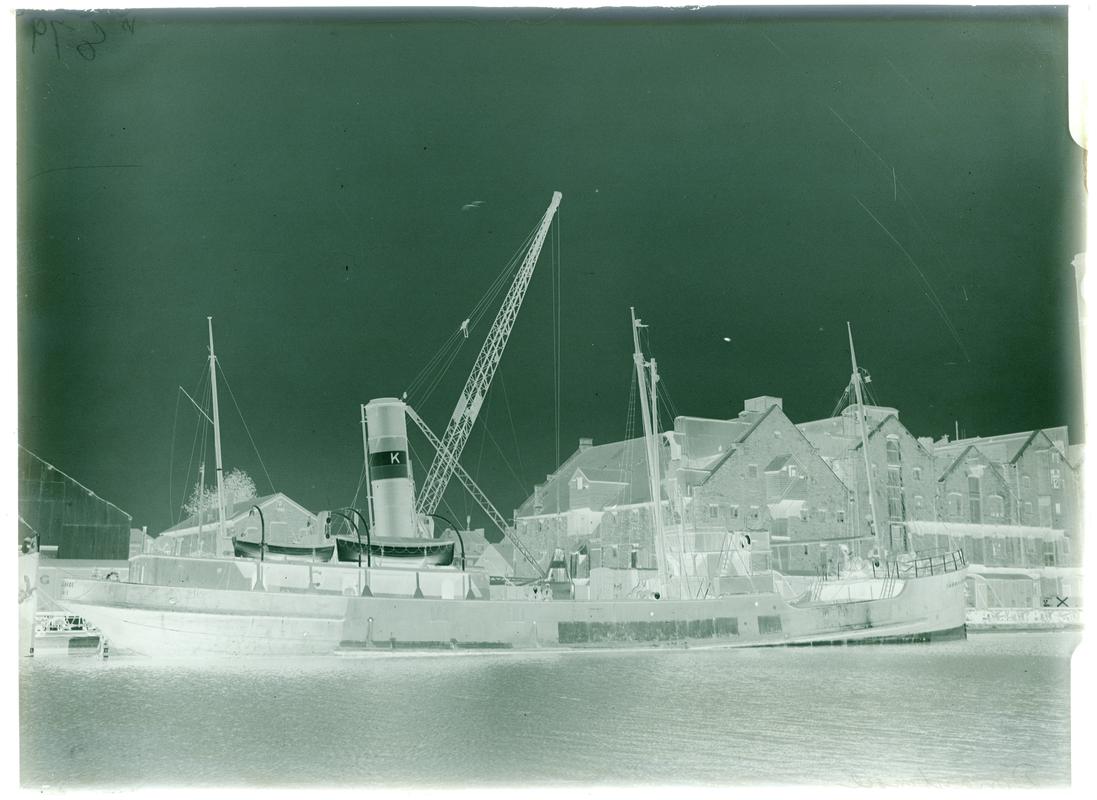 S.S. DONAGHMORE, glass negative