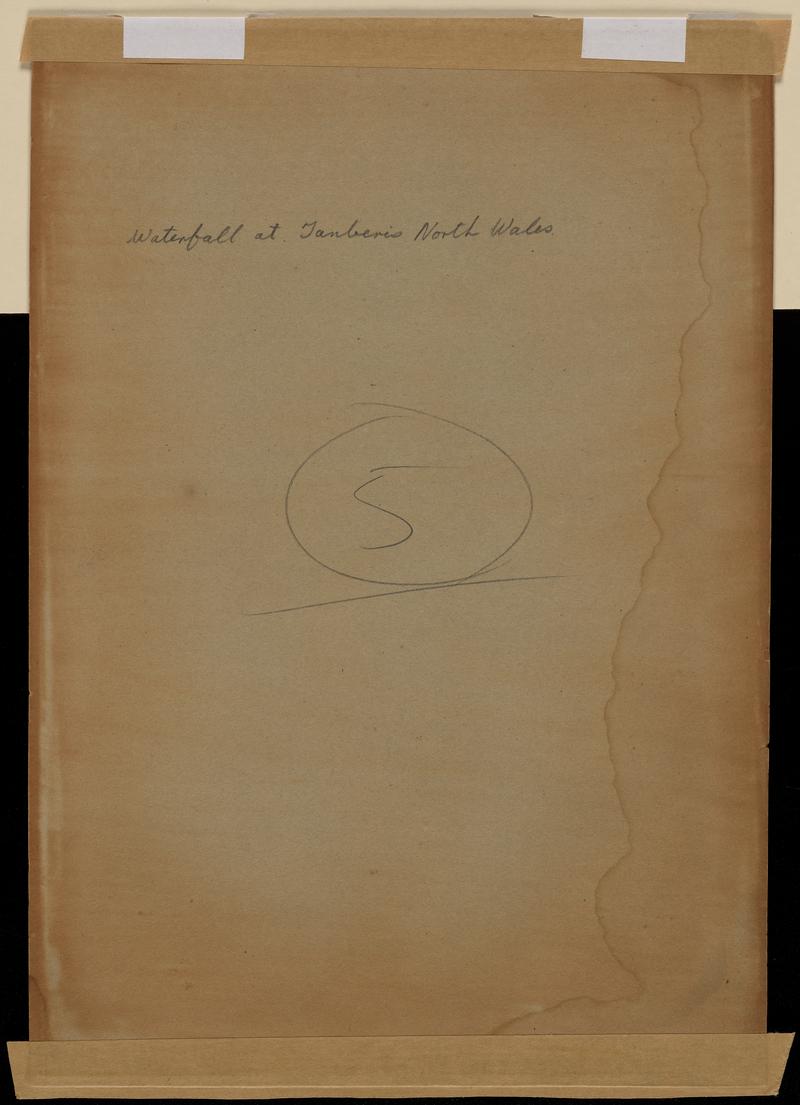 Waterfall at Llanberis, north Wales