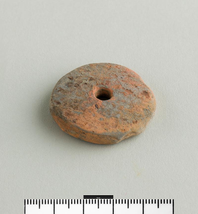 Iron Age / Roman pottery spindle whorl
