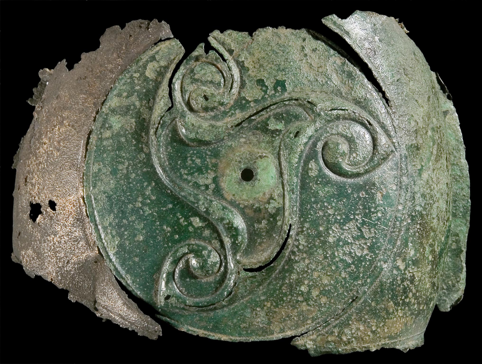 Late Iron Age / Roman copper alloy shield boss