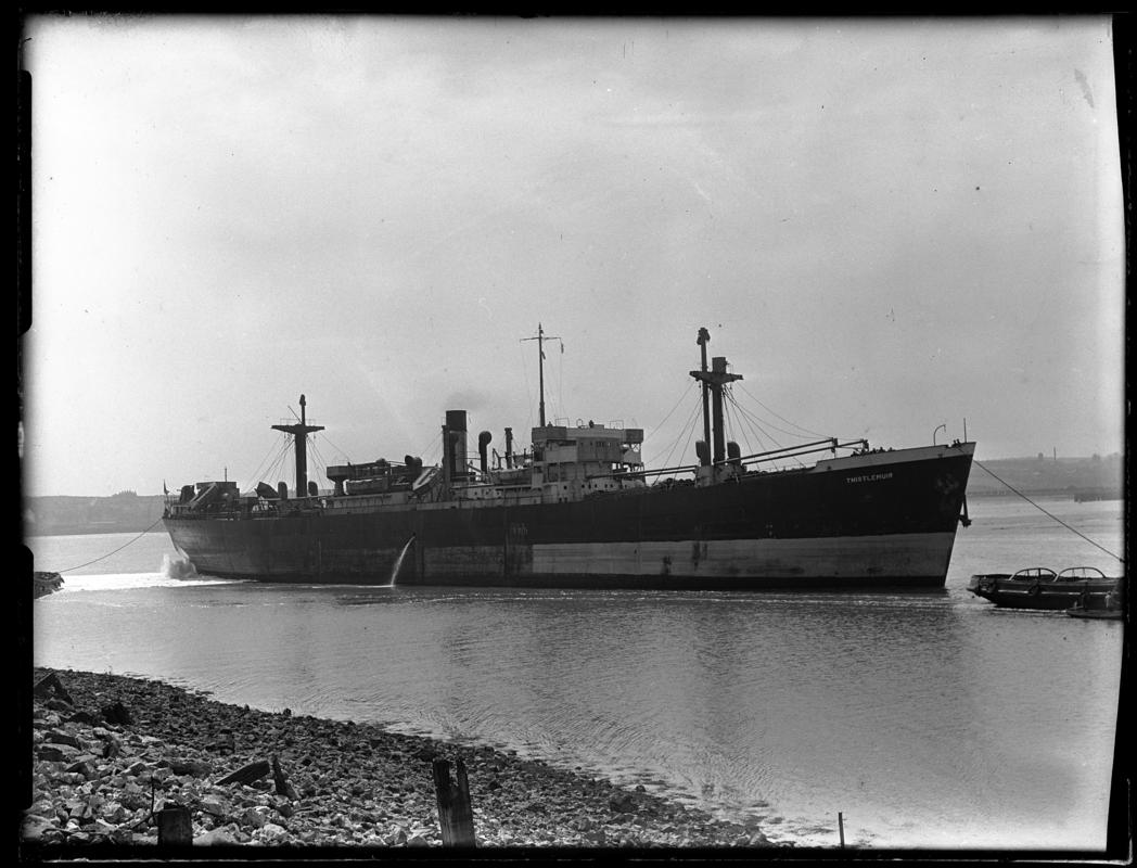 S.S. THISTLEMUIR, glass negative