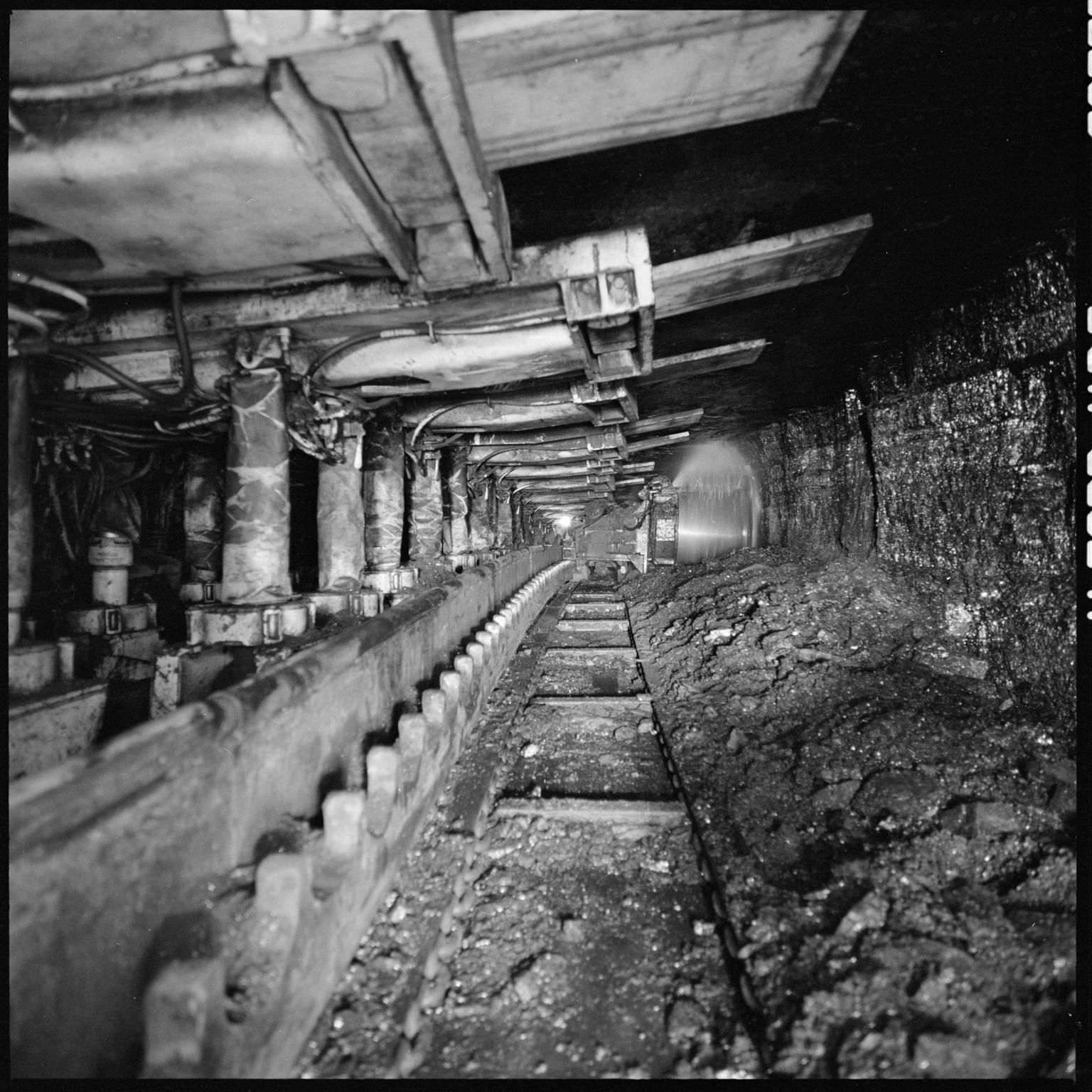 Celynen South Colliery, film negative