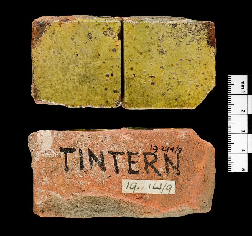 Medieval ceramic floor tile