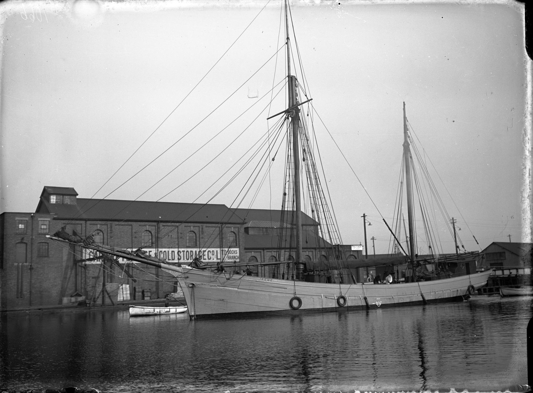 IRENE (sail), glass negative