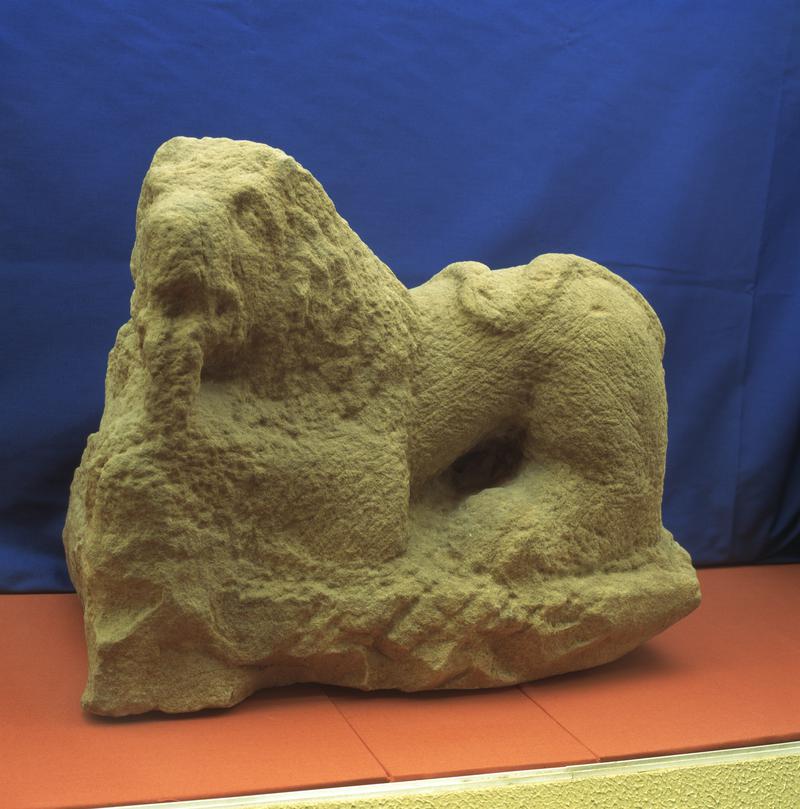 Roman stone lion