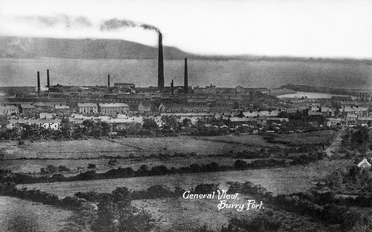 General View, Burry Port (postcard)