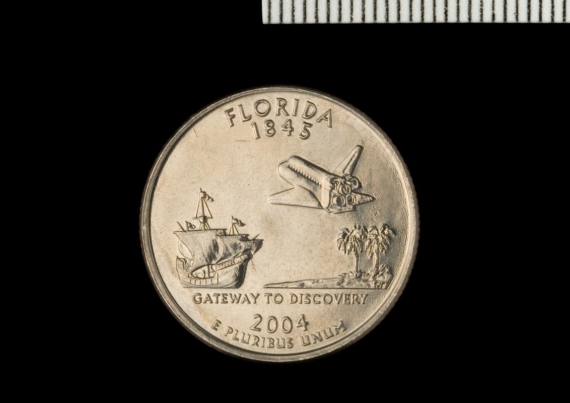 USA quarter dollar (Florida)