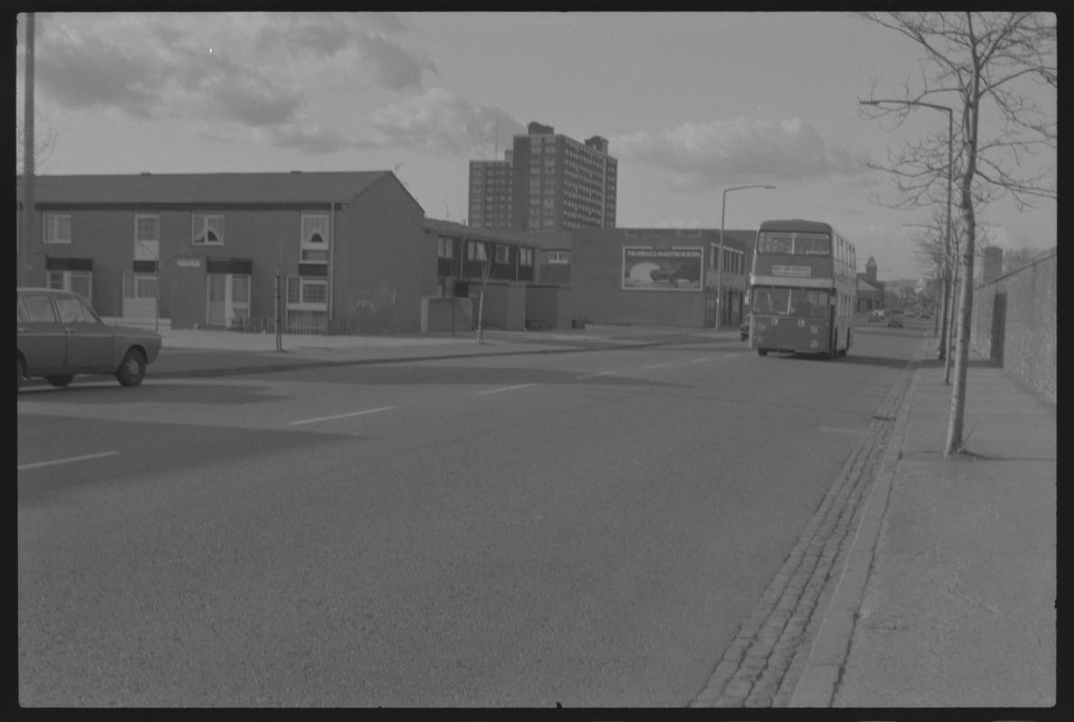 Bute Street, looking north from opposite Hannah Street, Butetown.