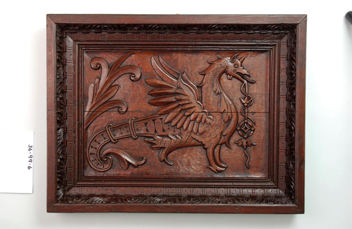 Panel, carved